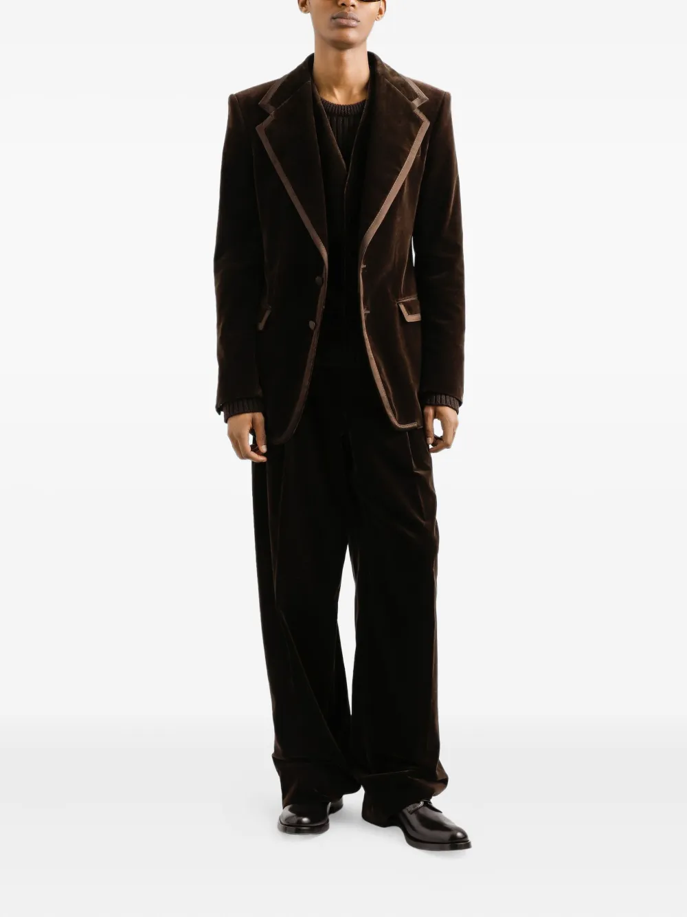 Dolce & Gabbana Ribgebreide trui - Bruin