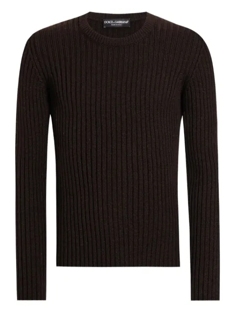 Dolce & Gabbana ribbed knit jumper