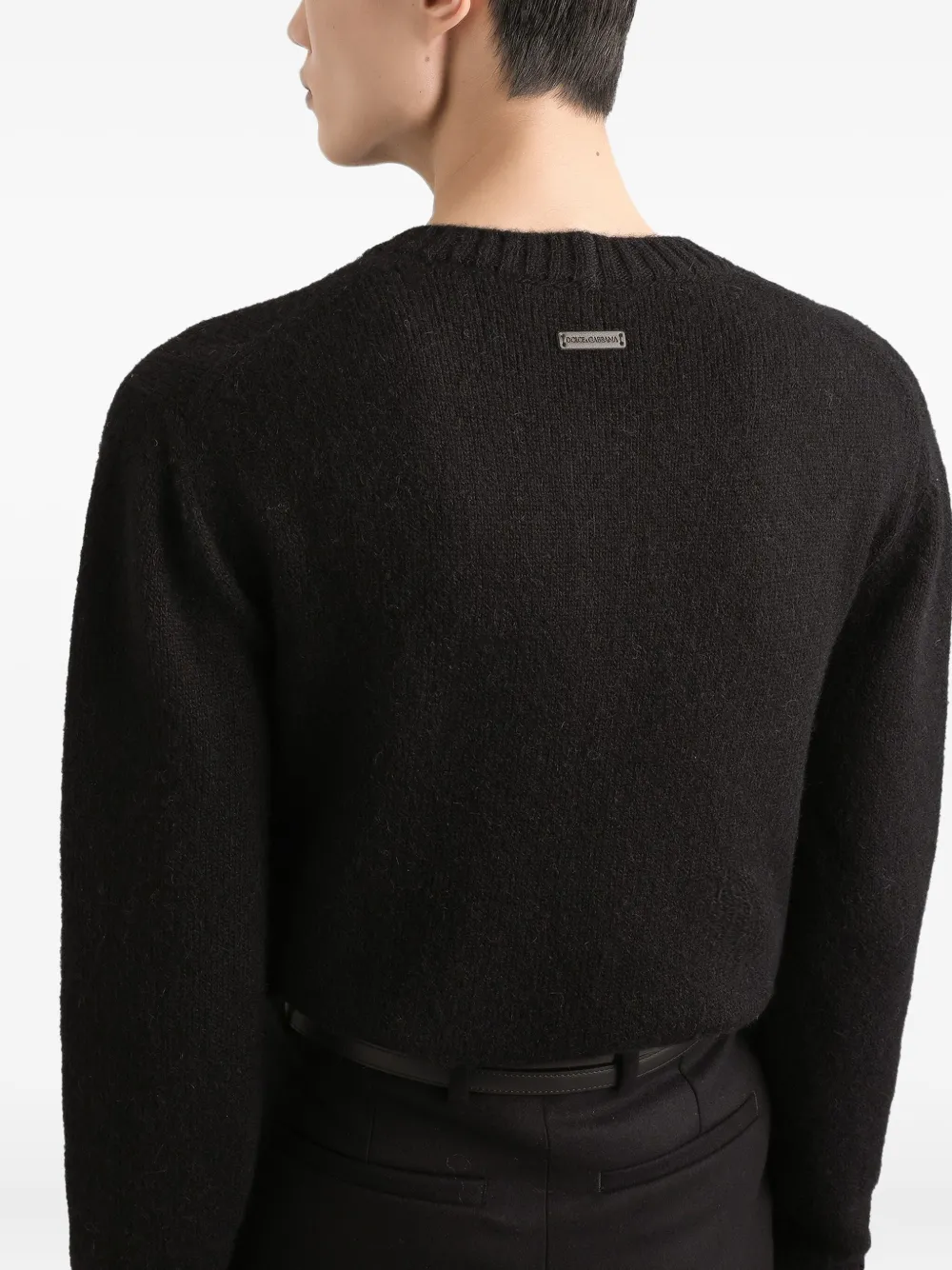 Dolce & Gabbana Vest van wolblend Zwart