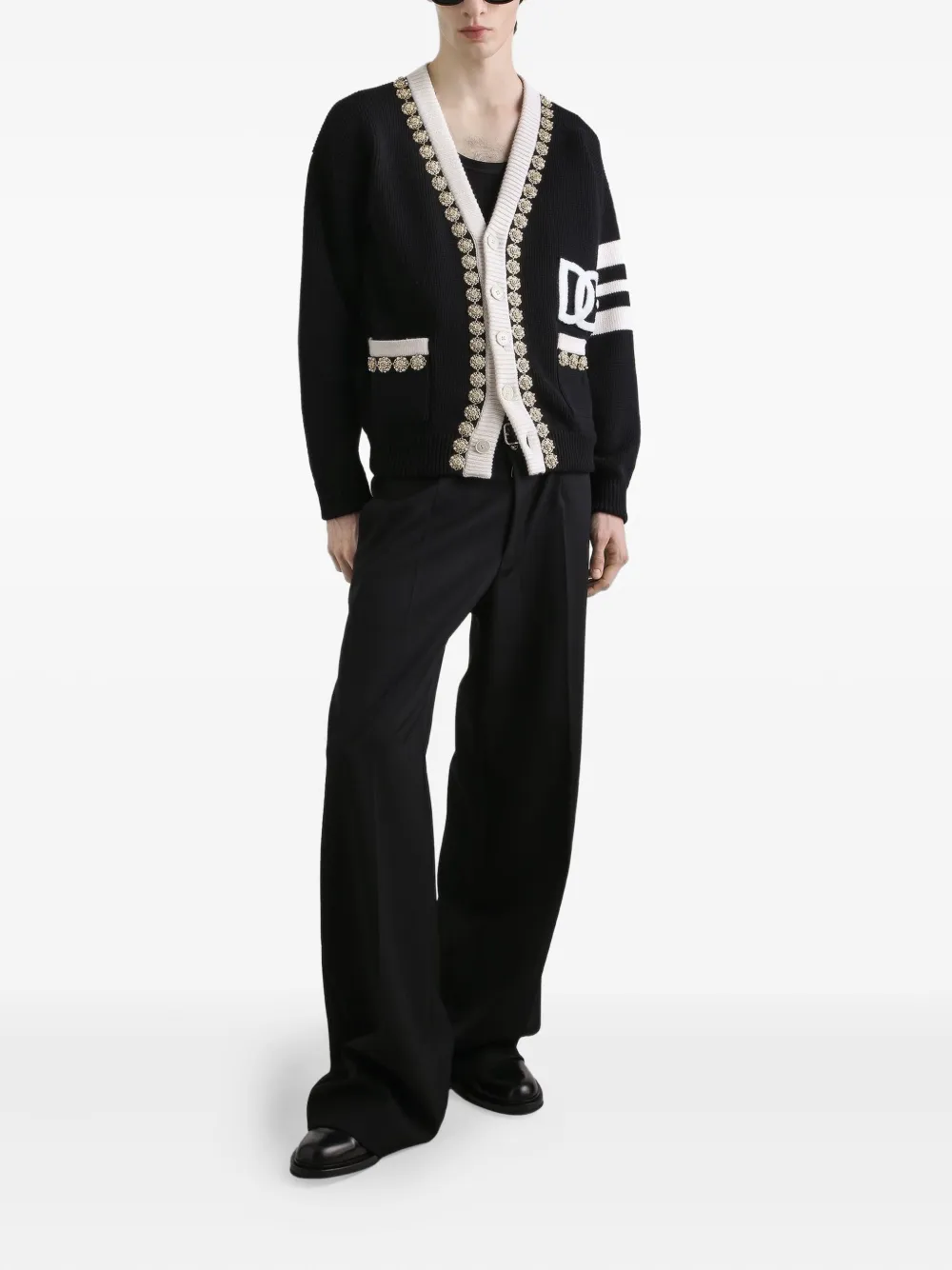 Dolce & Gabbana embellished striped cardigan | Cardigans | Image 2