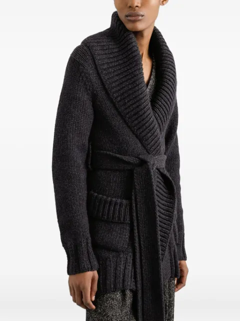 Dolce & Gabbana shawl-collar belted cardigan