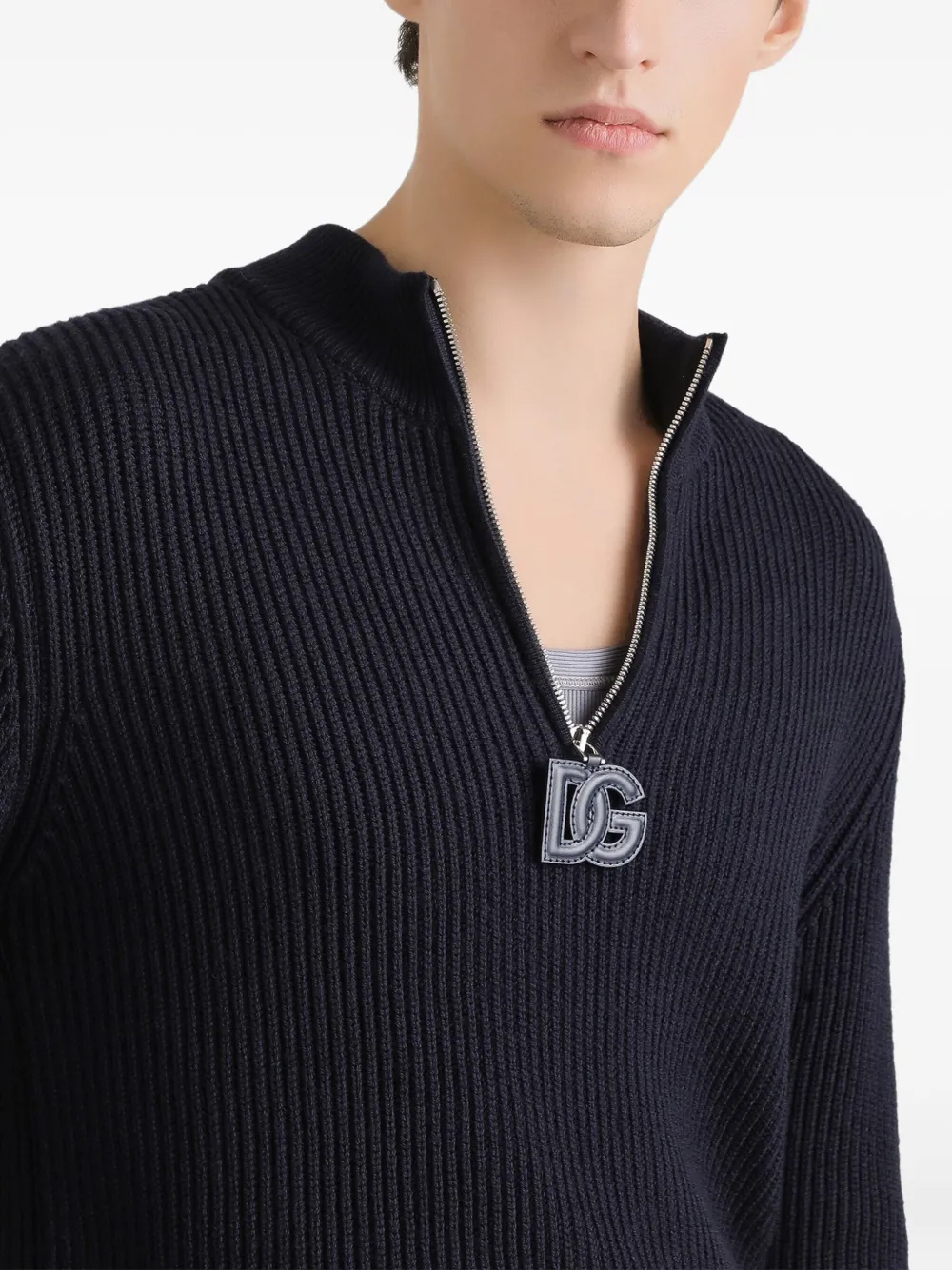 Dolce & Gabbana Trui met logodetail Blauw