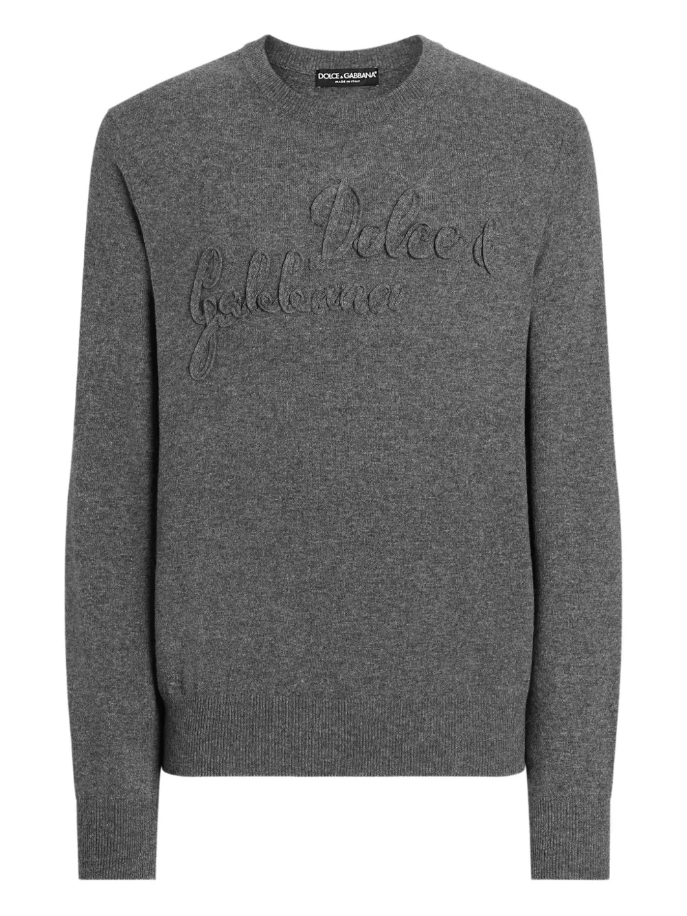 Dolce & Gabbana Trui met logodetail Grijs