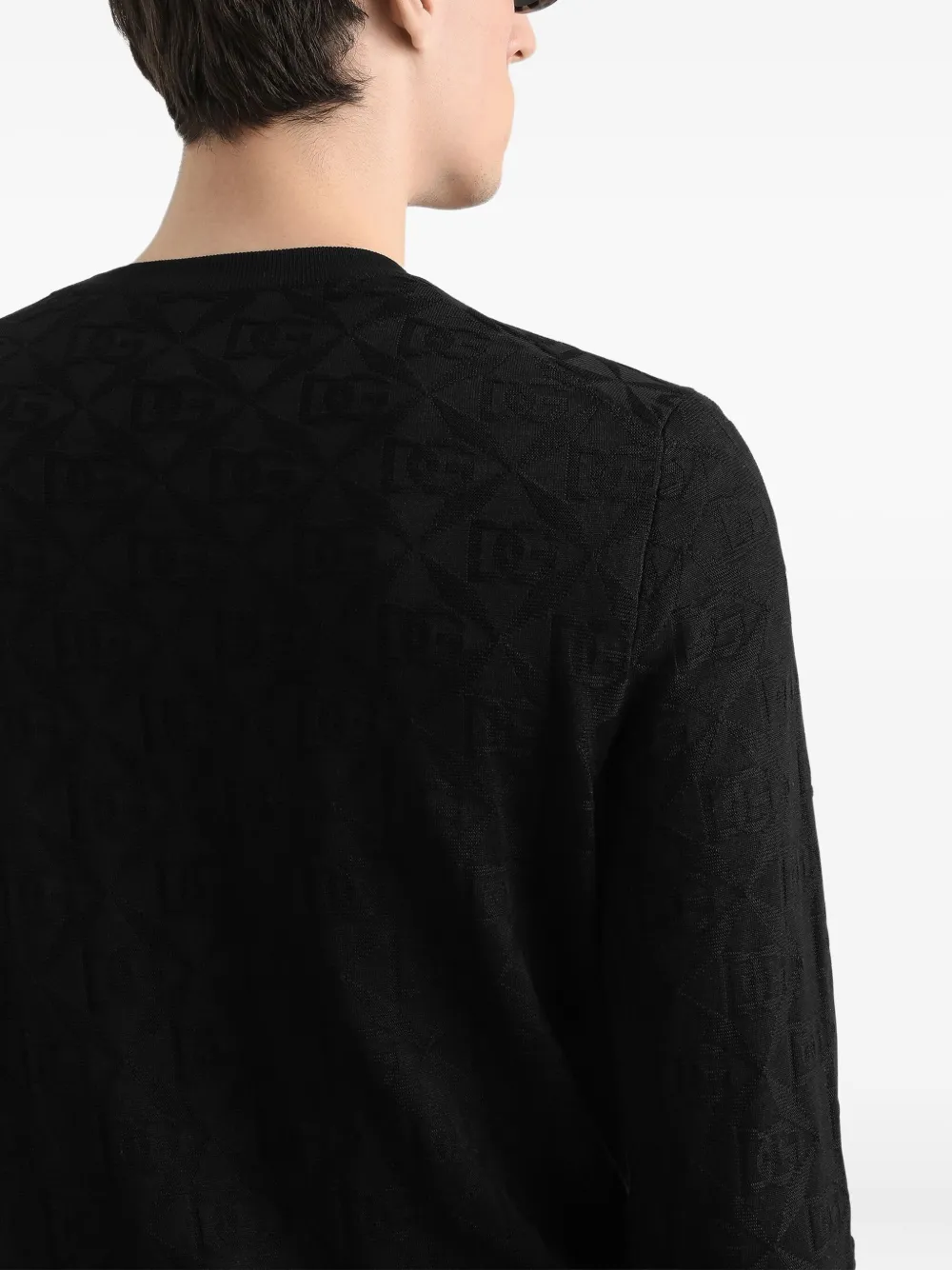 Dolce & Gabbana Zijden trui Zwart
