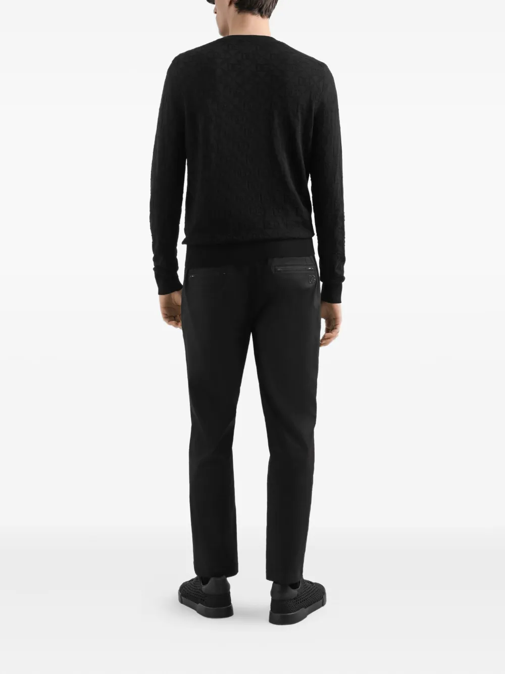 Dolce & Gabbana Zijden trui Zwart