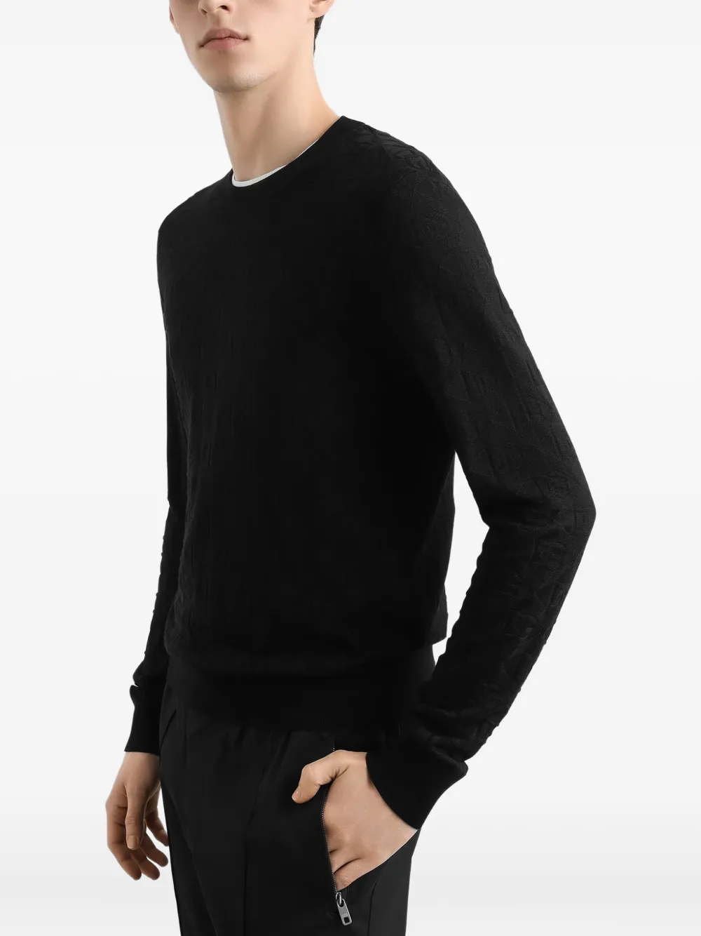 Dolce & Gabbana Zijden trui Zwart
