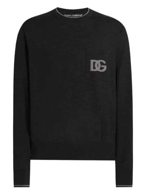 Dolce & Gabbana logo口袋套头衫