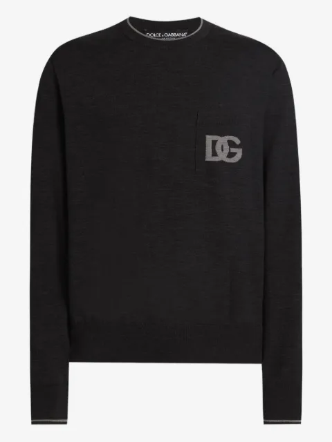 Dolce & Gabbana logo pocket sweater