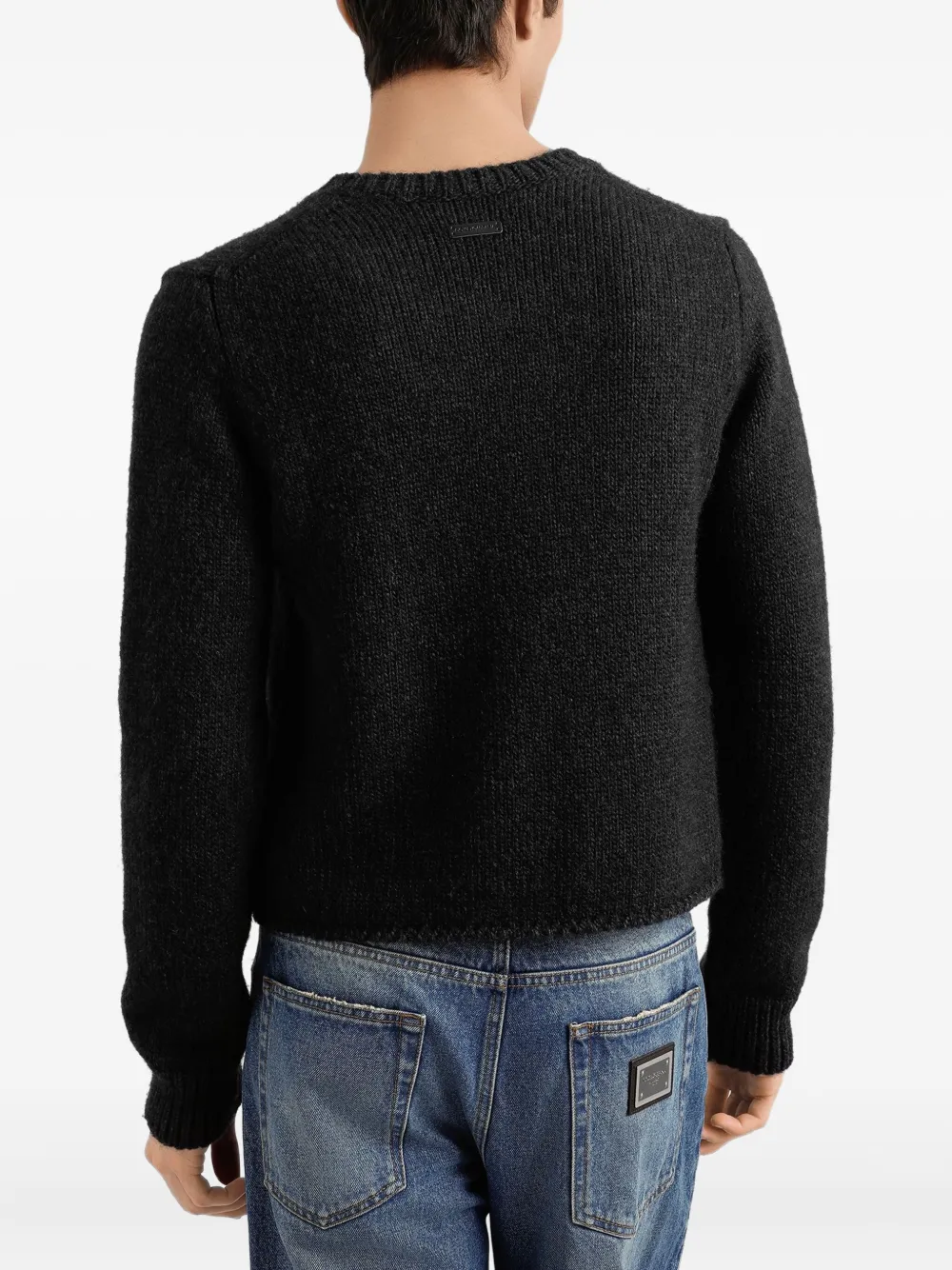 Dolce & Gabbana Trui met ronde hals Zwart