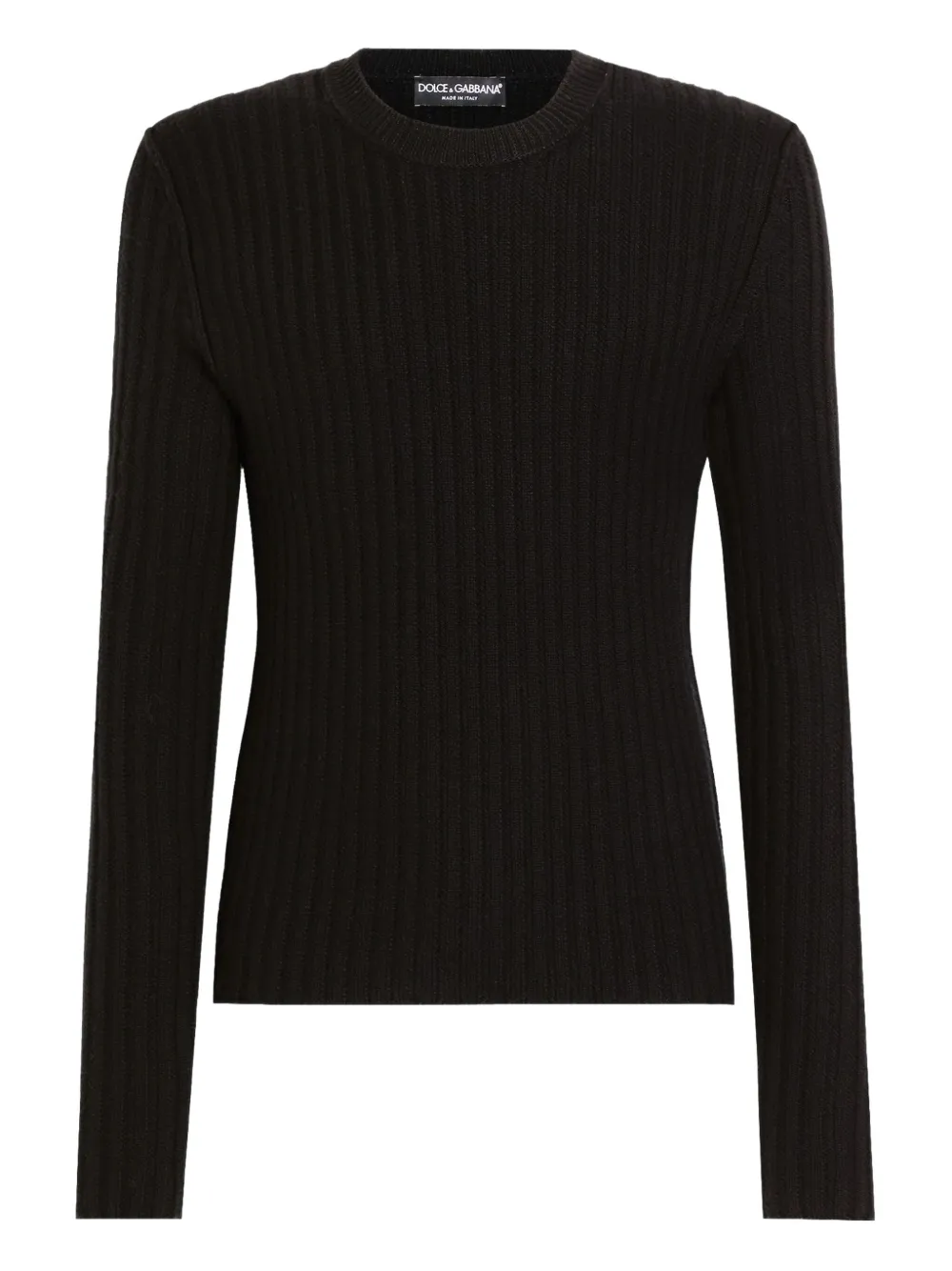 Dolce & Gabbana ribbed wool sweater | Black | Image 1