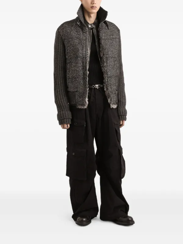 Dolce & Gabbana Ribbed Wool Sweater | Black | FARFETCH ZA