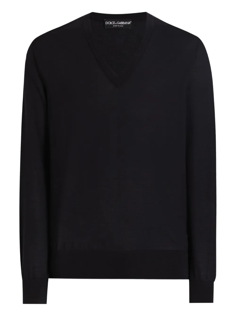 V-neck cashmere sweater