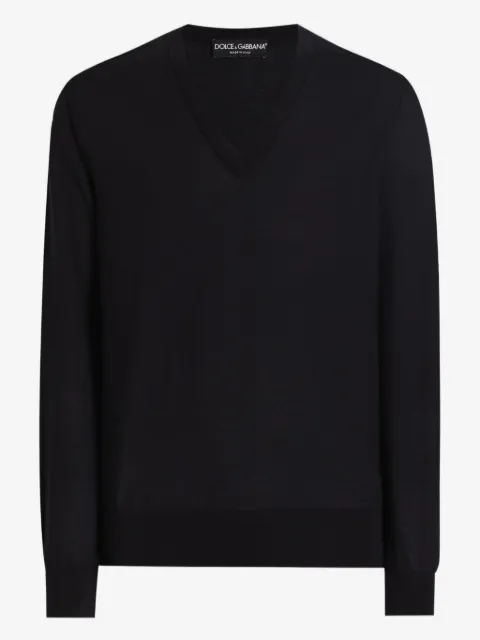 Dolce & Gabbana suéter de cachemira con cuello en V