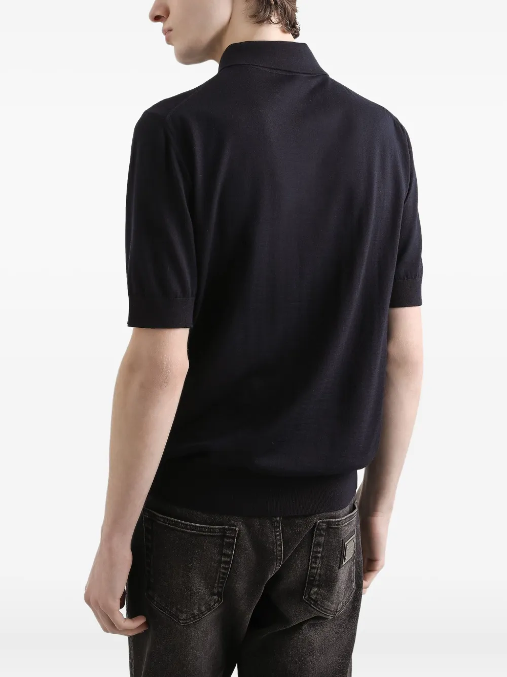 Dolce & Gabbana Poloshirt met korte mouwen Blauw