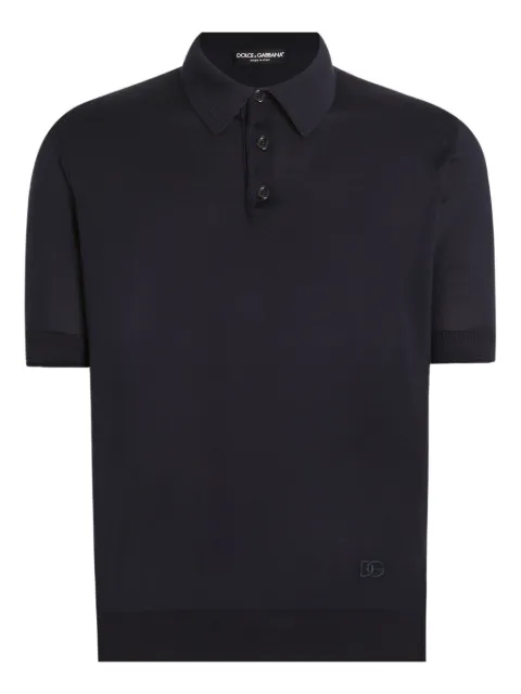 Dolce & Gabbana silk polo shirt