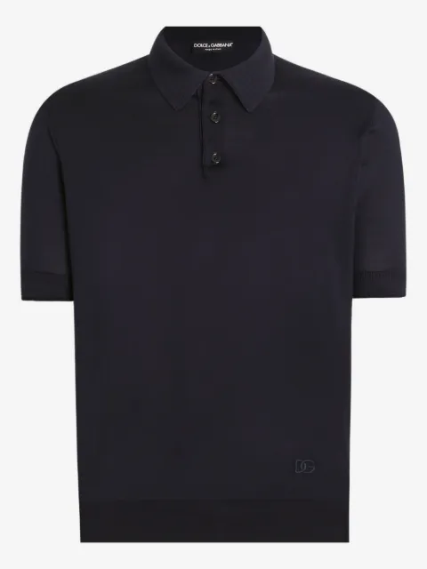 Dolce & Gabbana silk polo shirt
