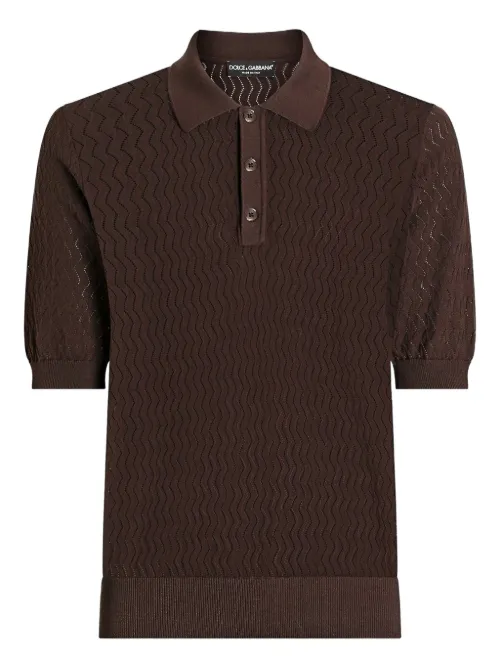 Polo en coton - Dolce & Gabbana - Modalova