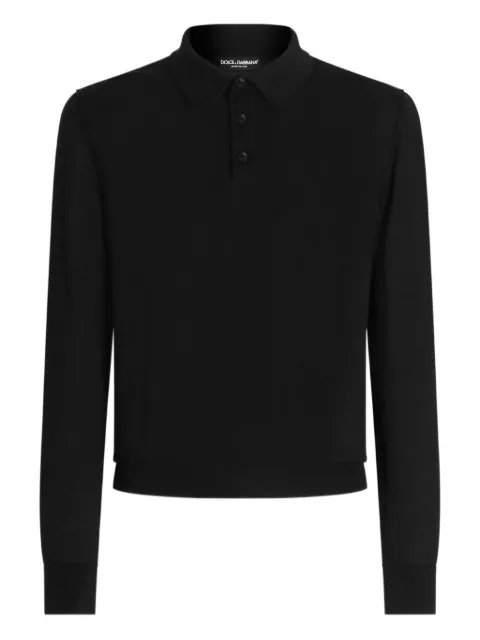 Dolce & Gabbana long-sleeve polo shirt