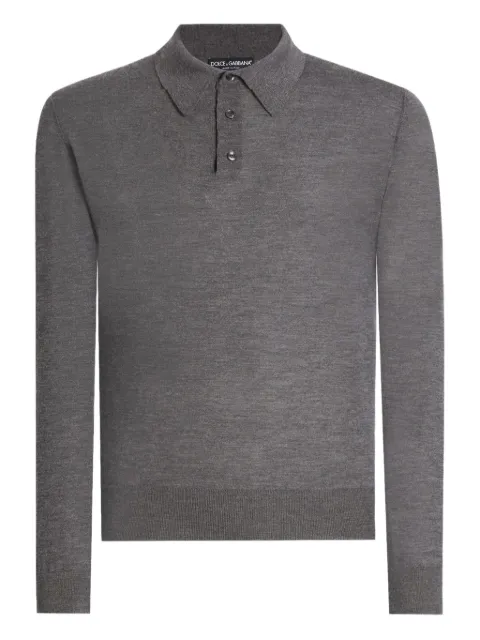 Dolce & Gabbana long-sleeve polo shirt