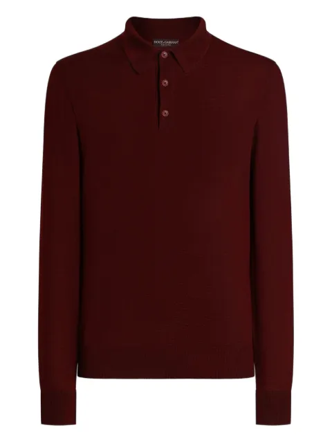 Dolce & Gabbana long-sleeve polo shirt