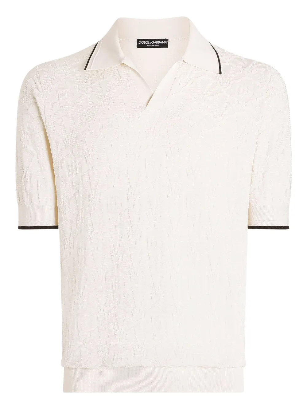 Dolce & Gabbana Zijden T-shirt Beige