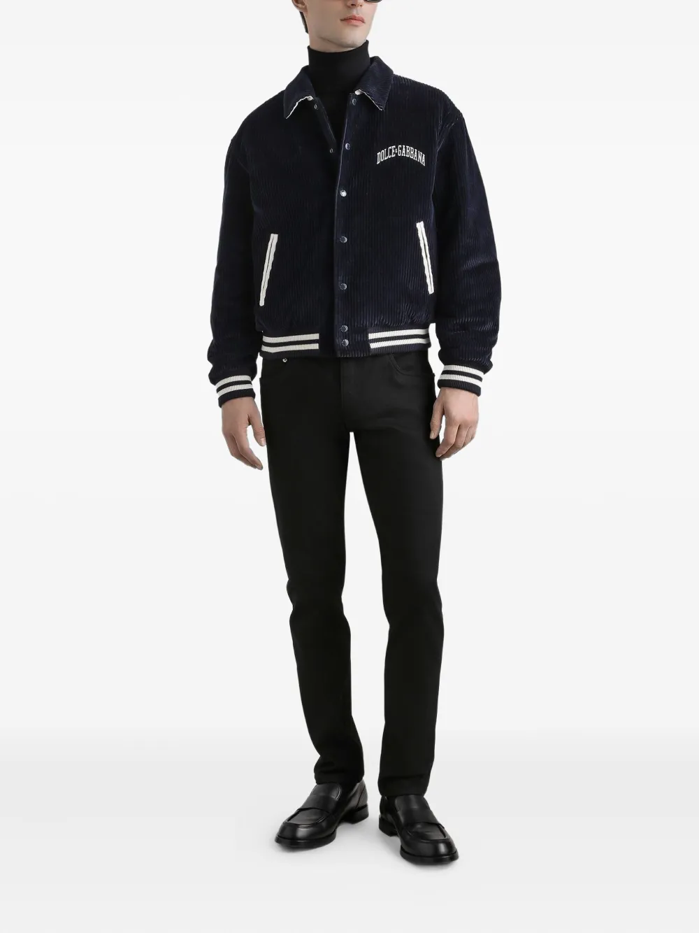 Dolce & Gabbana Katoenen jeans Zwart