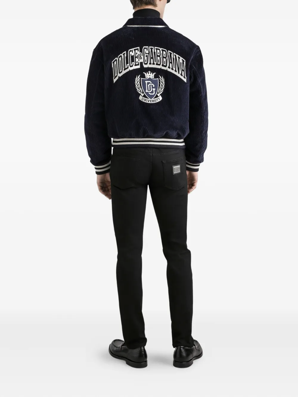 Dolce & Gabbana Katoenen jeans Zwart