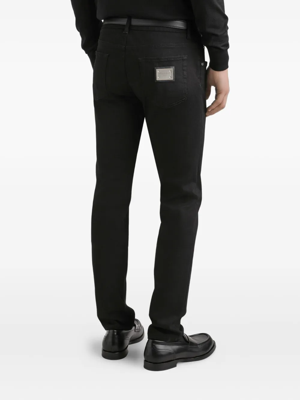 Dolce & Gabbana Katoenen jeans Zwart