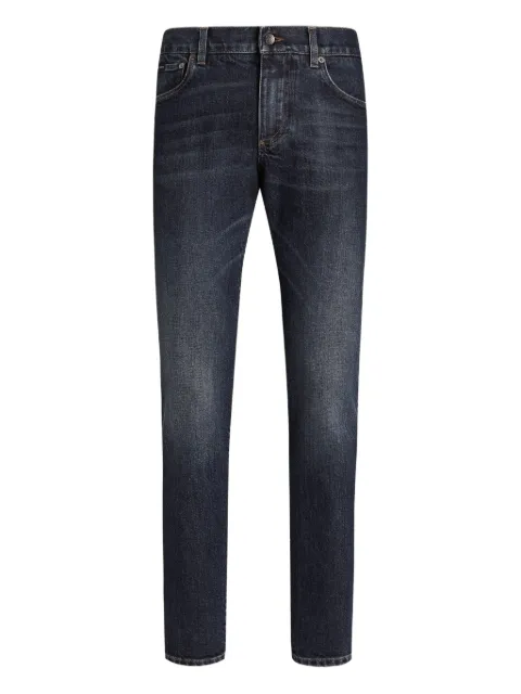 Dolce & Gabbana logo-plaque jeans