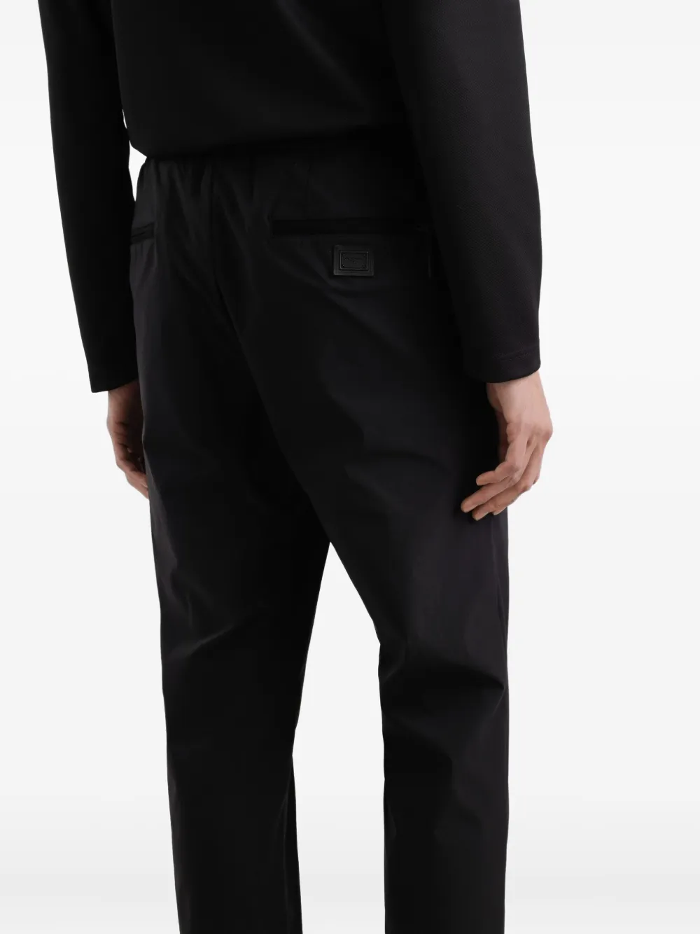 Dolce & Gabbana Broek met trekkoordtaille Zwart