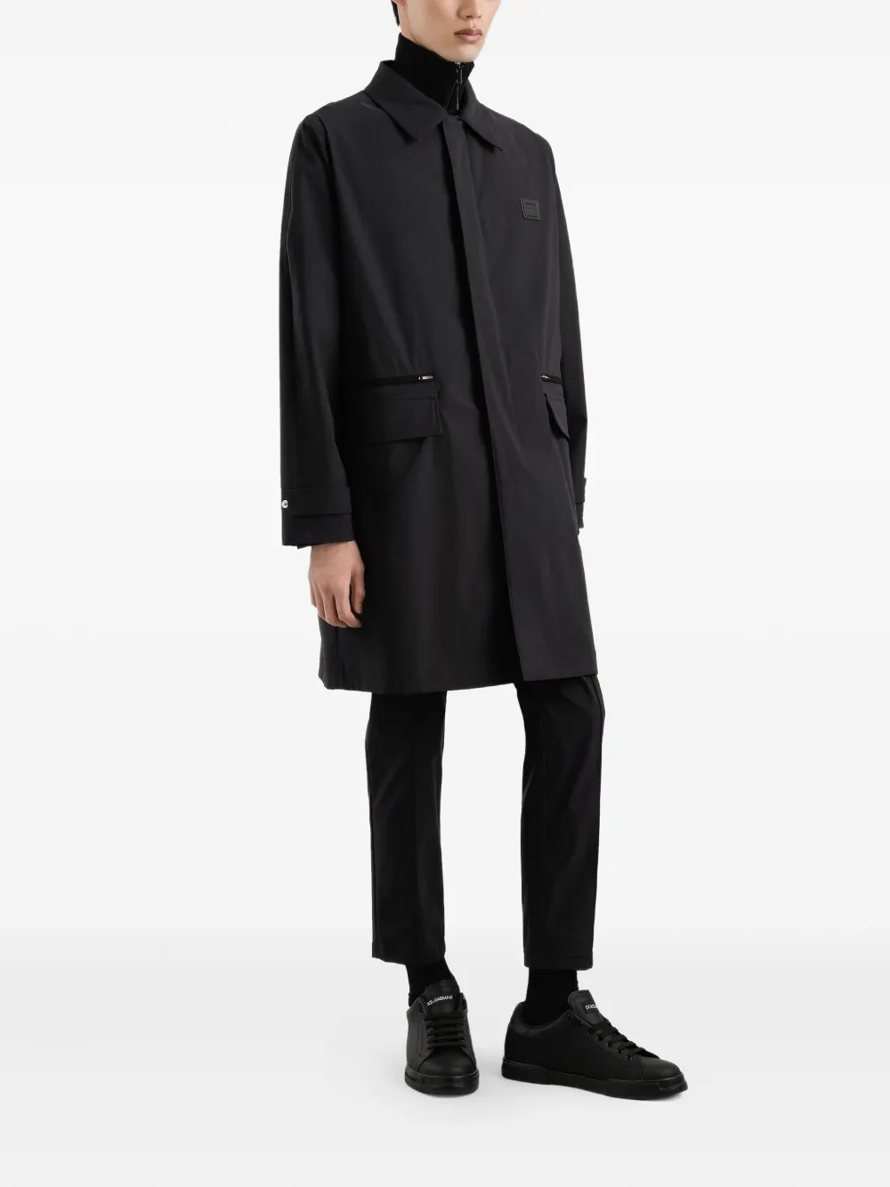 Dolce & Gabbana Broek met trekkoordtaille Zwart