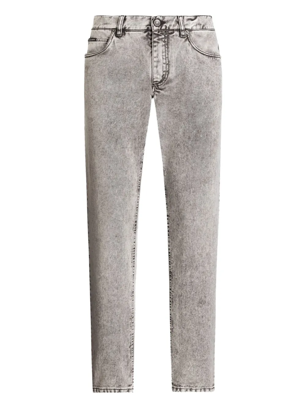 Dolce & Gabbana Jeans met acid-wassing Grijs