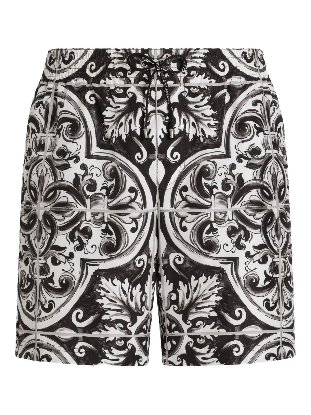 Dolce & Gabbana shorts de playa con estampado gráfico | negro | Image 1