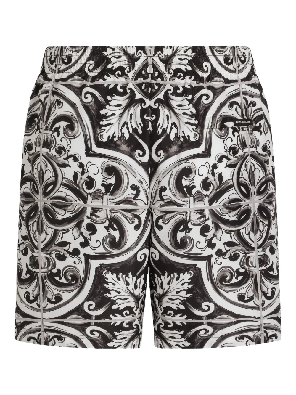 Dolce & Gabbana Zwembroek met grafische print Zwart