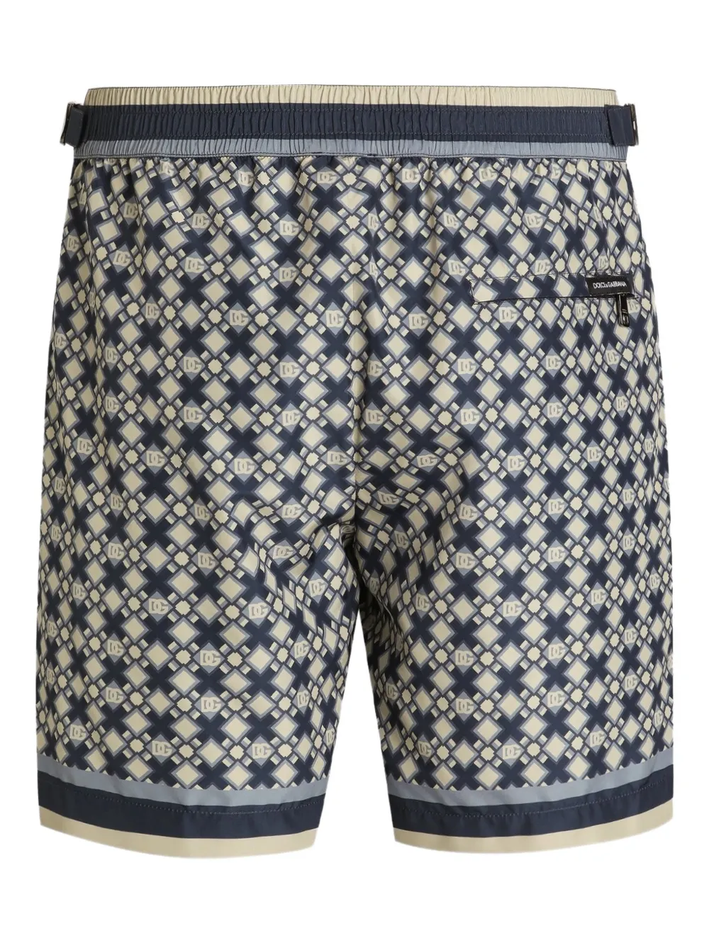 Dolce & Gabbana Zwembroek met geometrische print Blauw