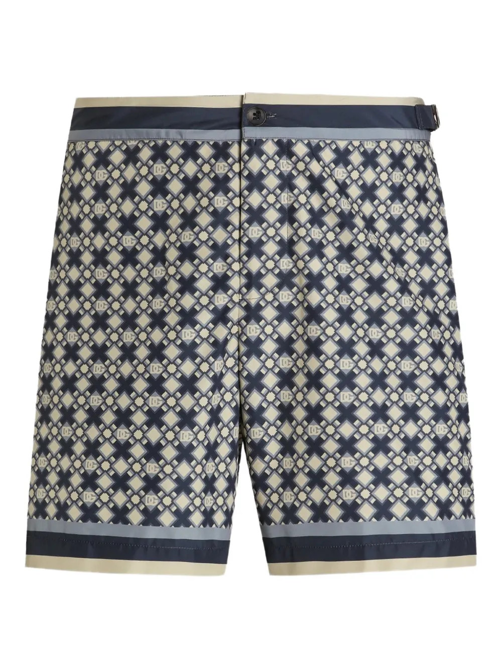 Dolce & Gabbana Zwembroek met geometrische print Blauw