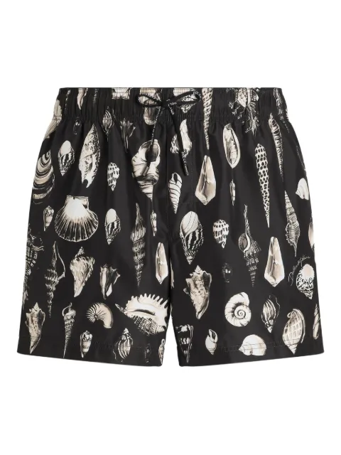 Dolce & Gabbana shell-print swim shorts