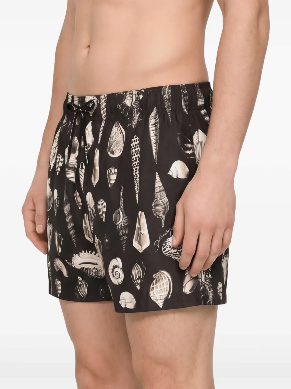 Dolce & Gabbana Zwembroek met print Zwart