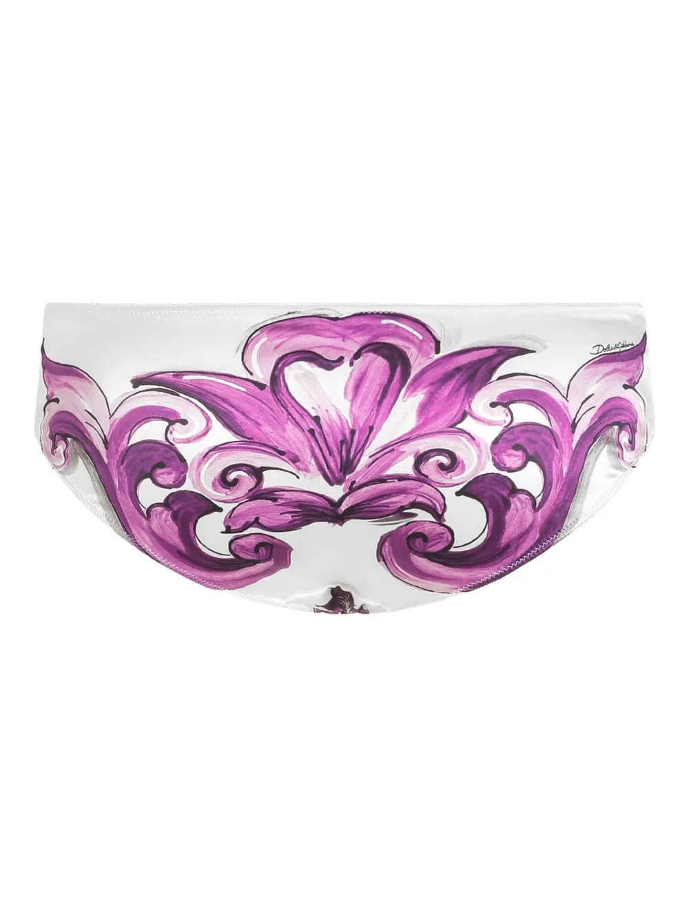 Dolce & Gabbana Slip met print - Wit