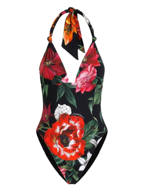 Dolce & Gabbana floral-print swimsuit