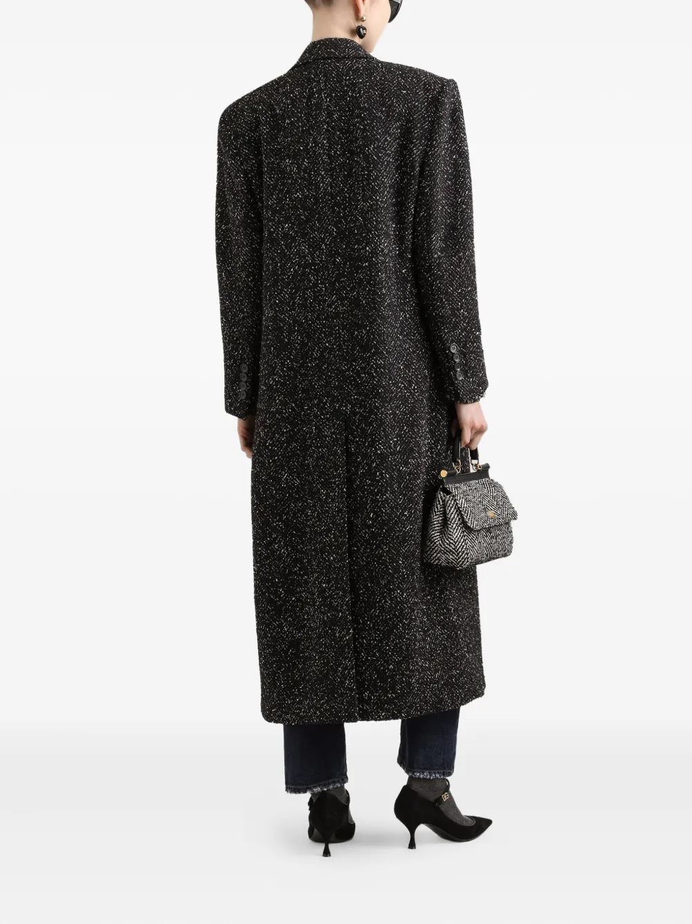 Dolce & Gabbana Jack met dubbele rij knopen Zwart