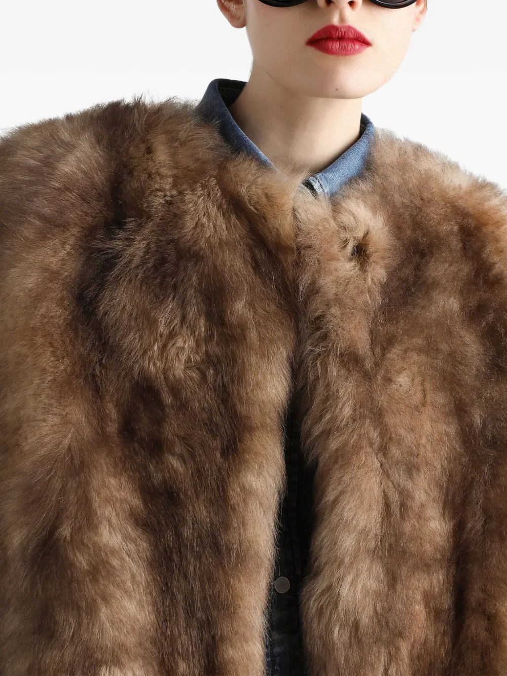 Dolce & Gabbana Bodywarmer met afwerking Bruin