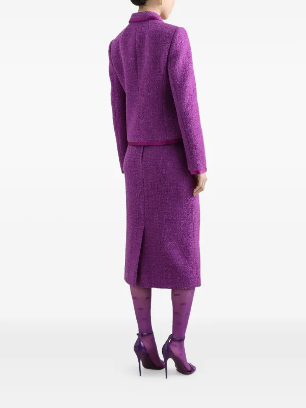 Dolce & Gabbana DNA ツイードジャケット | パープル | FARFETCH JP