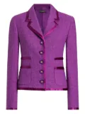 Dolce & Gabbana tweed blazer - Purple