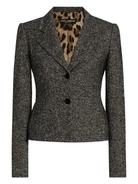 Dolce & Gabbana mélange-effect jacket