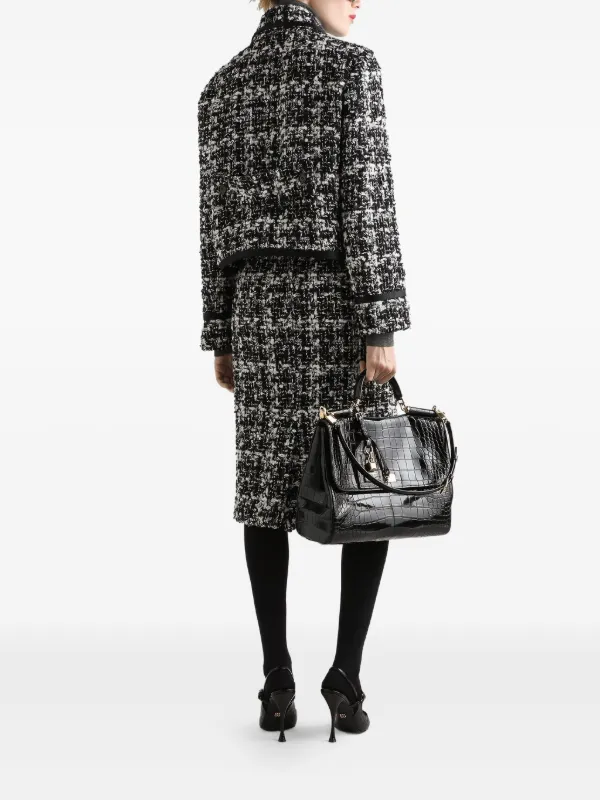 Dolce & Gabbana ツイード ジャケット | ブラック | FARFETCH JP
