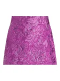 Dolce & Gabbana jacquard mini skirt - Purple