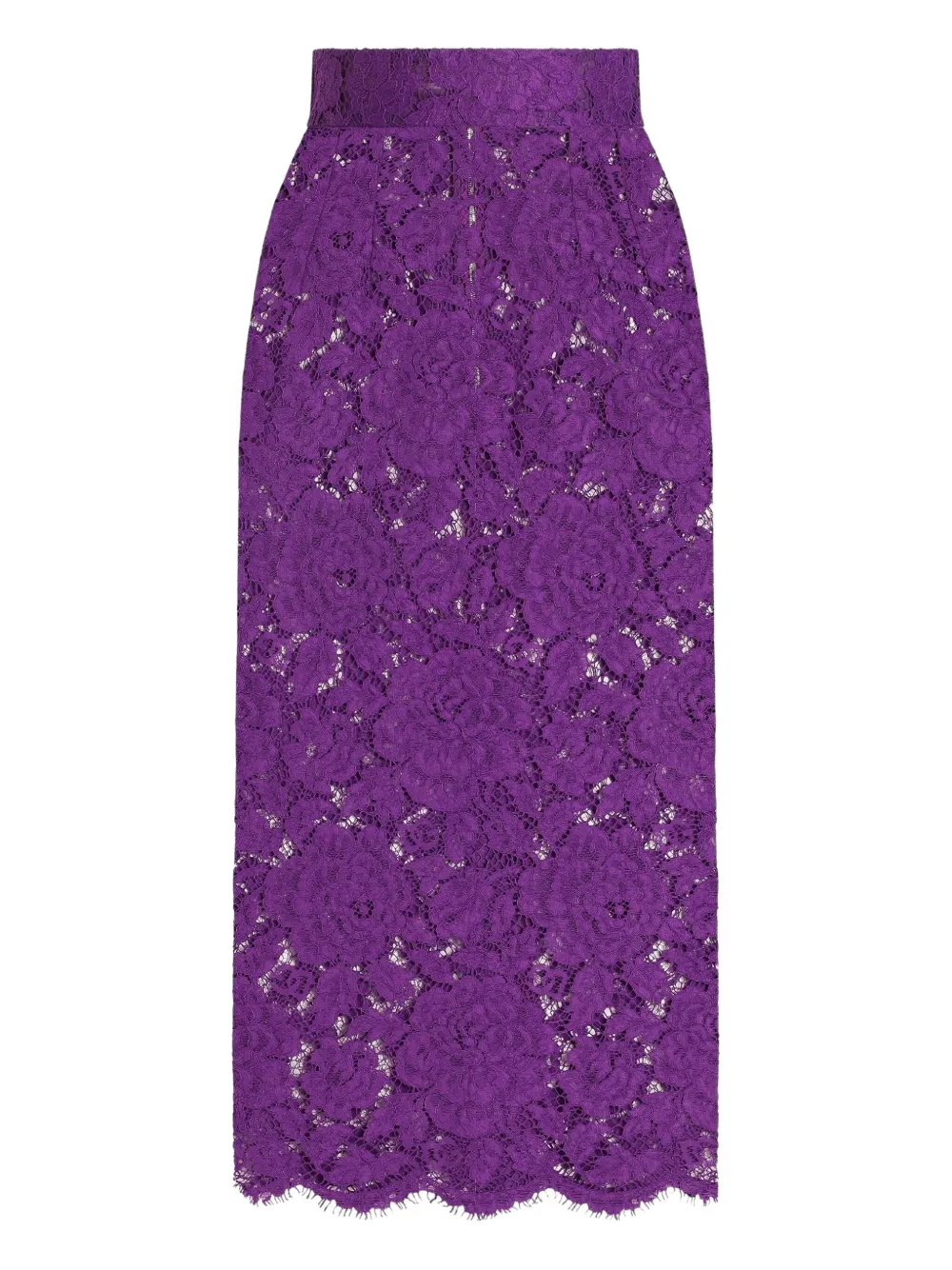 Dolce & Gabbana Lace-detailing Midi Skirt