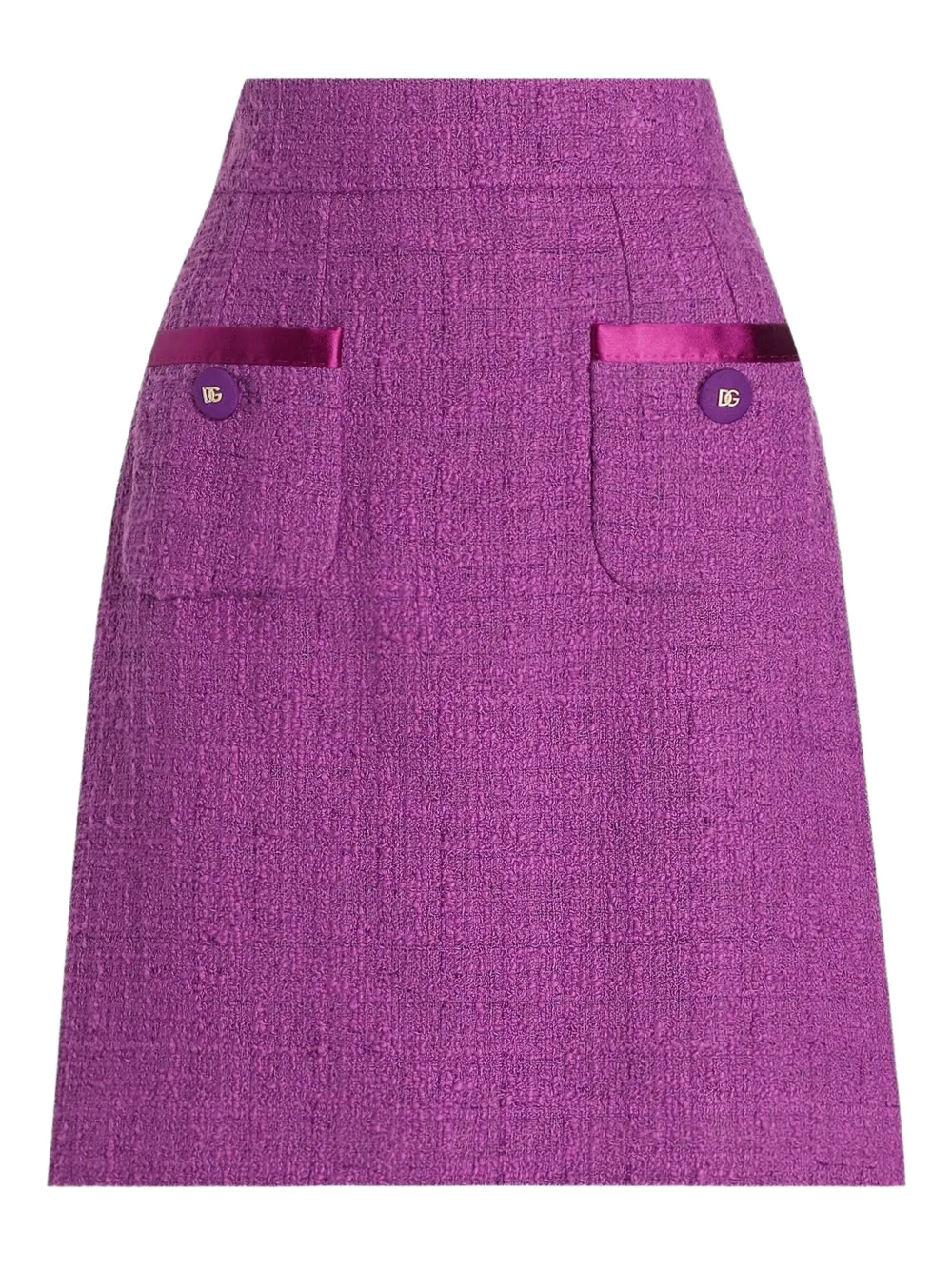 Dolce & Gabbana Mini-rok met textuur Paars