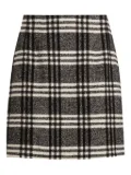 Dolce & Gabbana checked mini skirt - Black